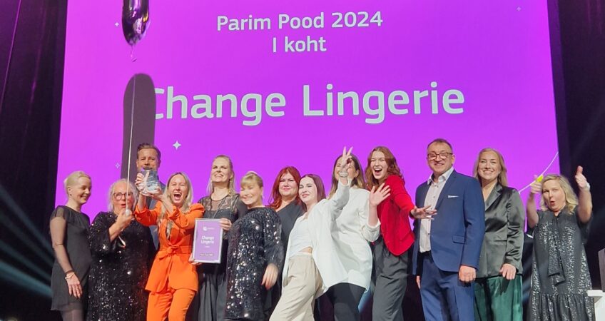 CHANGE Lingerie on Ülemiste keskuse Parim Pood 2024